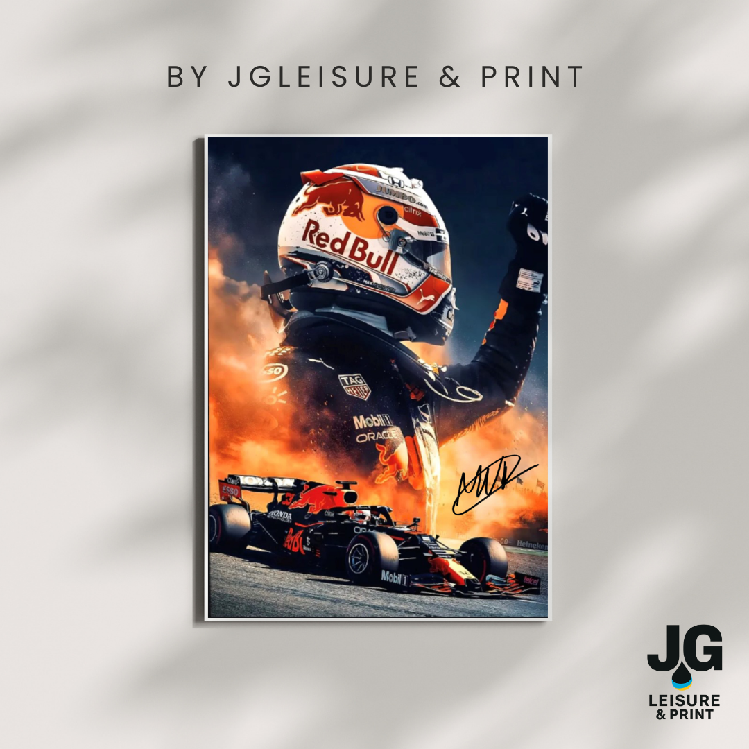 Max Verstappen Poster Wall Art A1-A5
