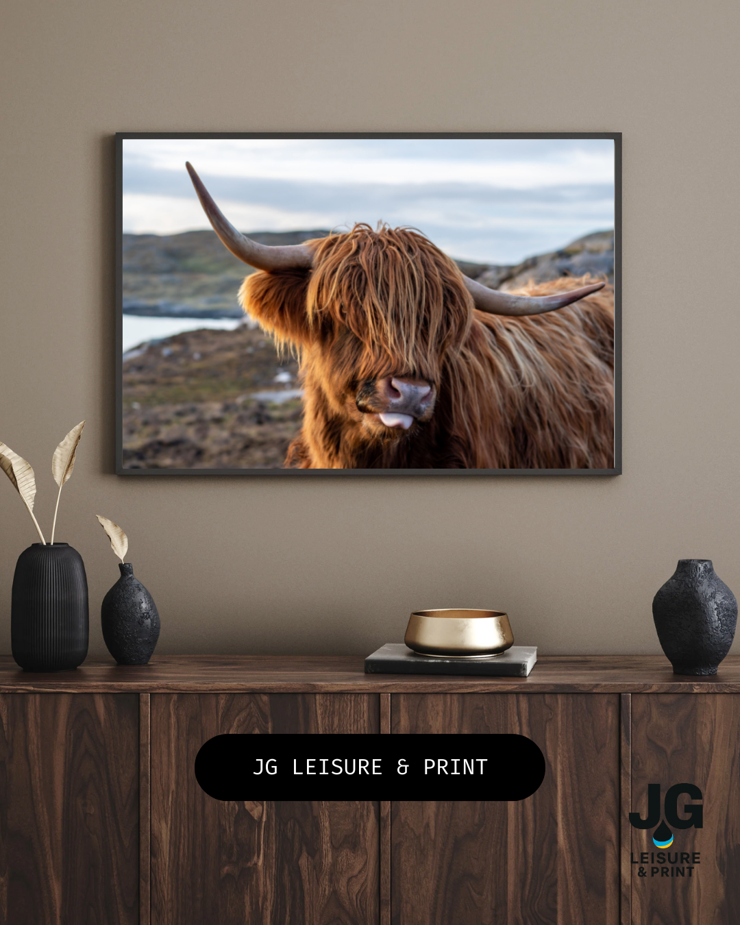 Highland Cow Poster Unframed (Copy)
