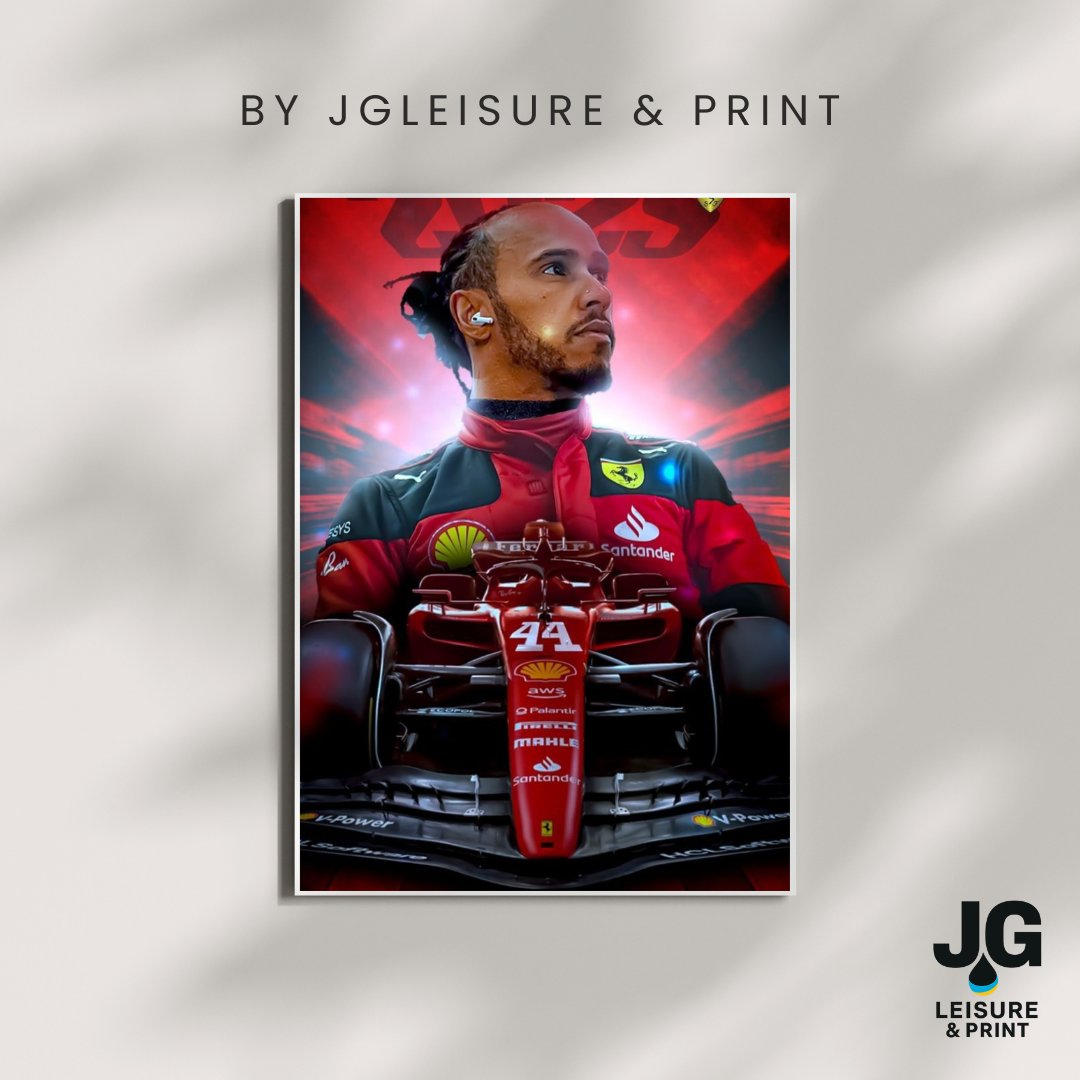 Lewis Hamilton Poster Wall Art A1-A5