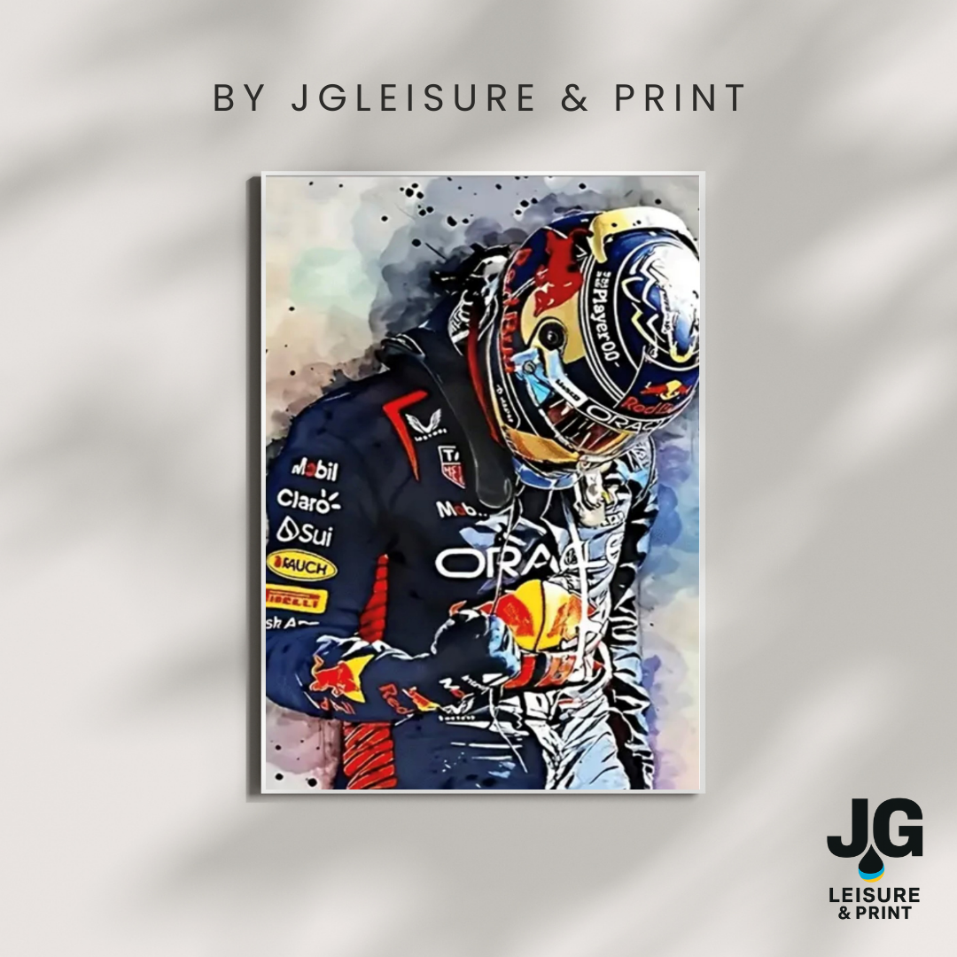 Max Verstappen Poster Wall Art A1-A5