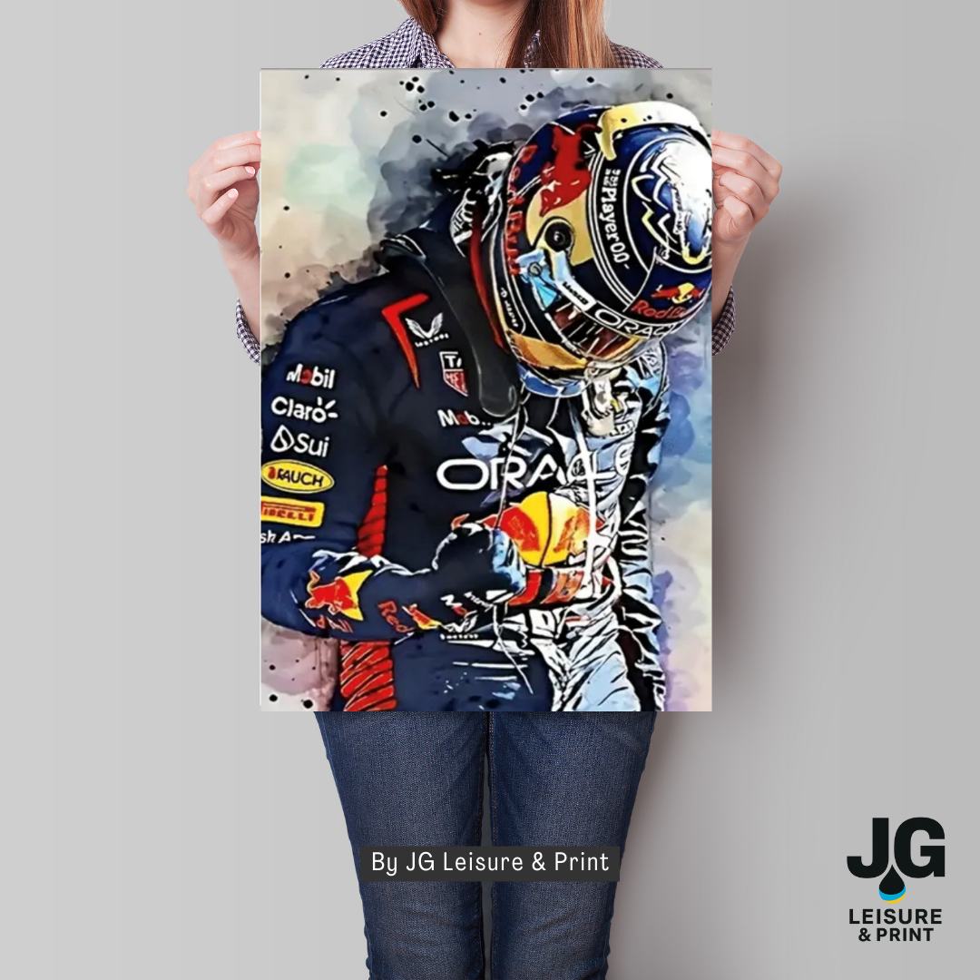 Max Verstappen Poster Wall Art A1-A5