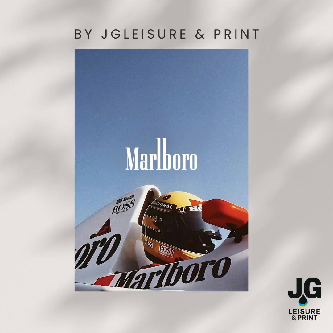 Ayrton Senna Poster Wall Art A1-A5