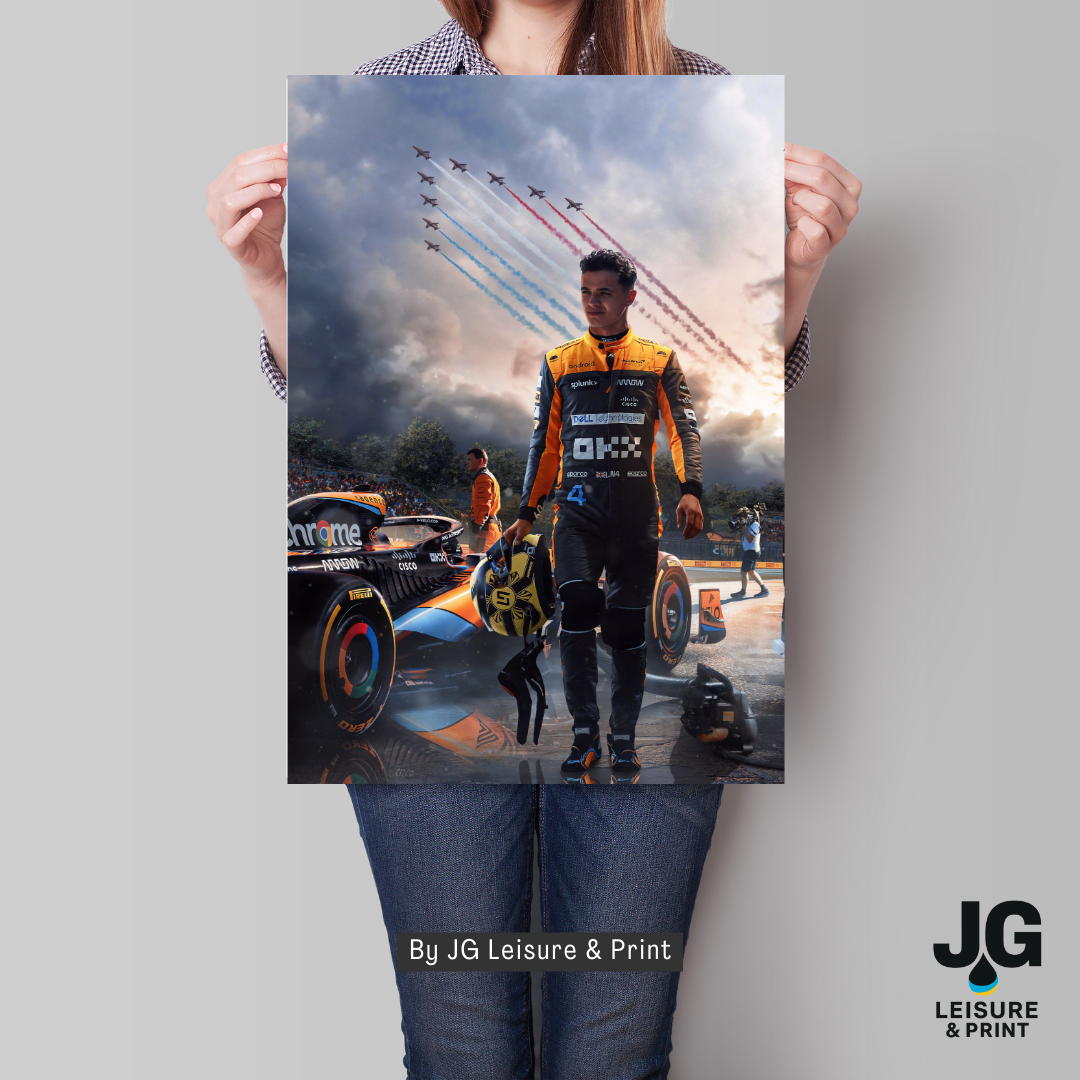 Lando Norris Poster Wall Art A1-A5