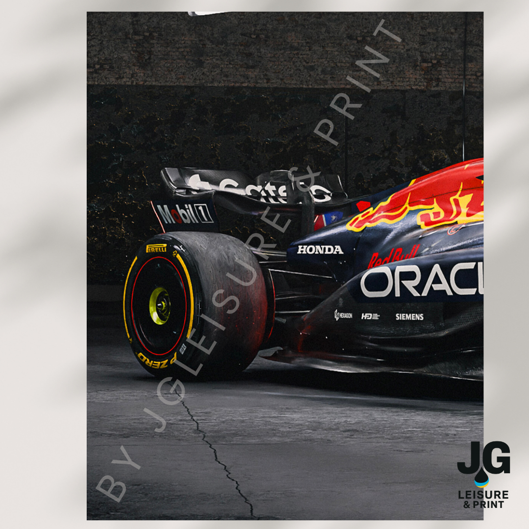 RedBull F1 Car Poster: Set of 3 Verstsppen