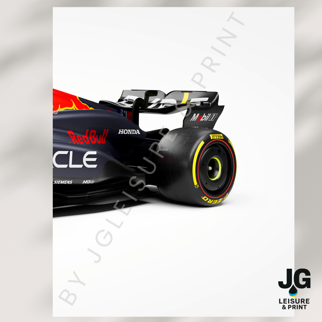 RedBull F1 Car Poster: Set of 3 Verstsppen