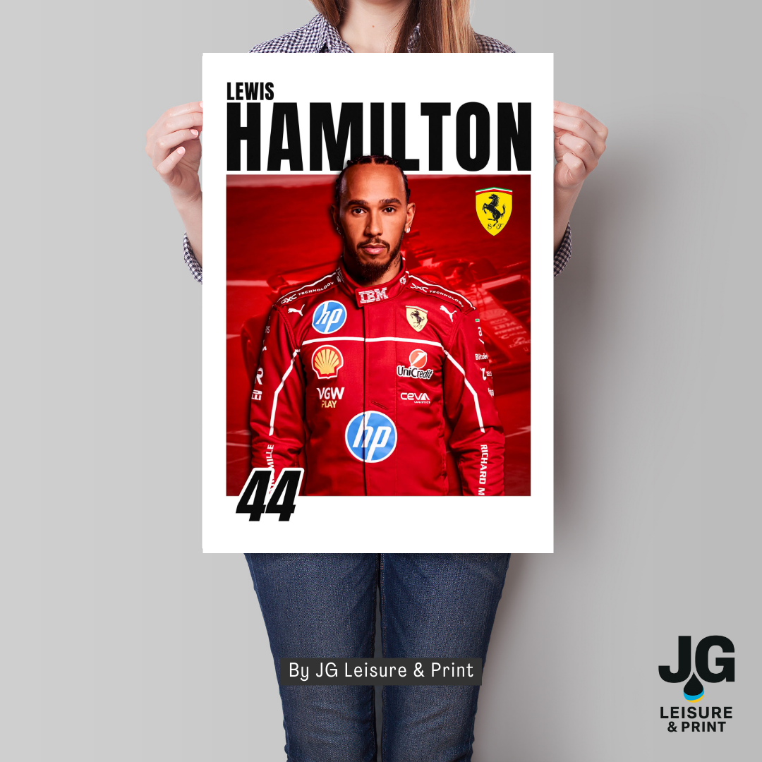 Lewis Hamilton Poster Wall Art A1-A5