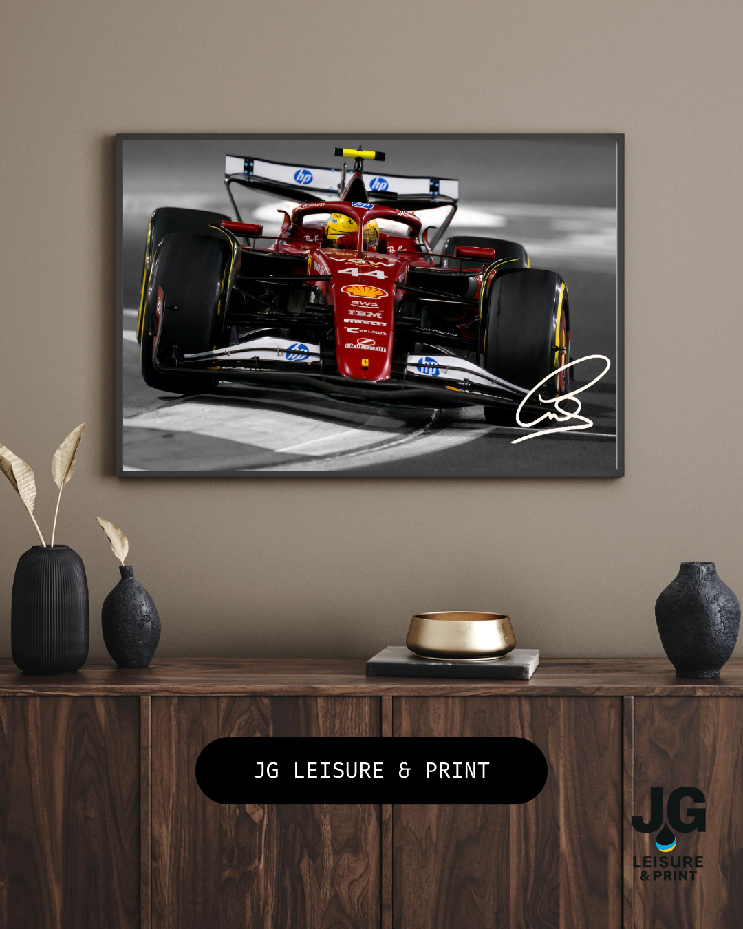 Lewis Hamilton Poster Wall Art A1-A5