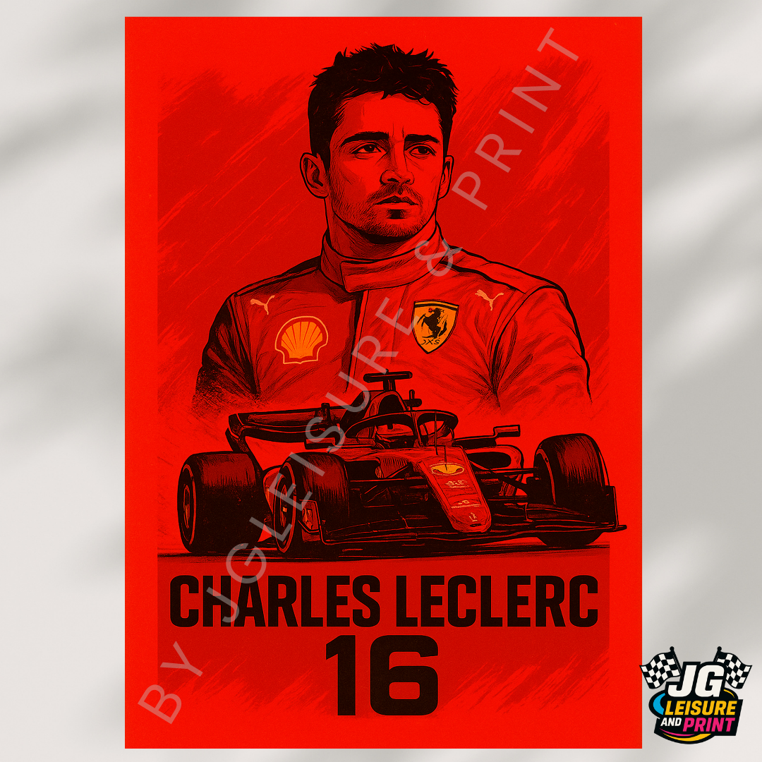 Charles Leclerc Poster Wall Art A1-A5