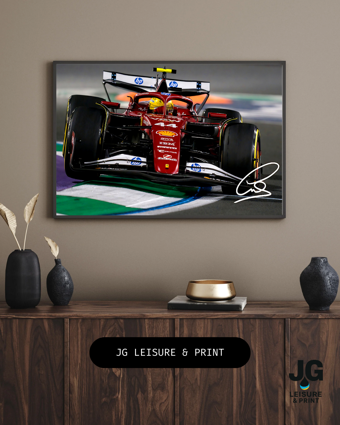 Lewis Hamilton Poster Wall Art A1-A5