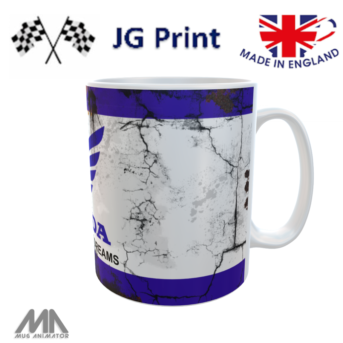 Honda Mug – Racing Fan Gift | Coffee Cup