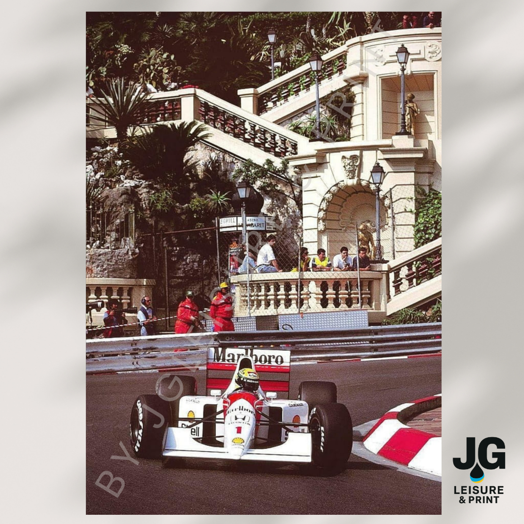 Ayrton Senna Poster Wall Art A1-A5