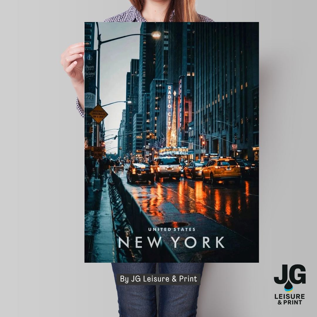 New York City USA Picture Wall Art | Print | Poster Unframed