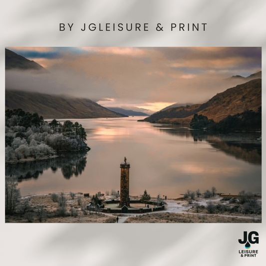 Glenfinnan Scotland Poster Print Scottish Highlands Landscape Wall Art