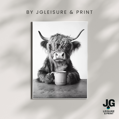 Highland Cow Poster Unframed