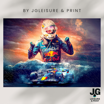 Max Verstappen Poster Wall Art A1-A5