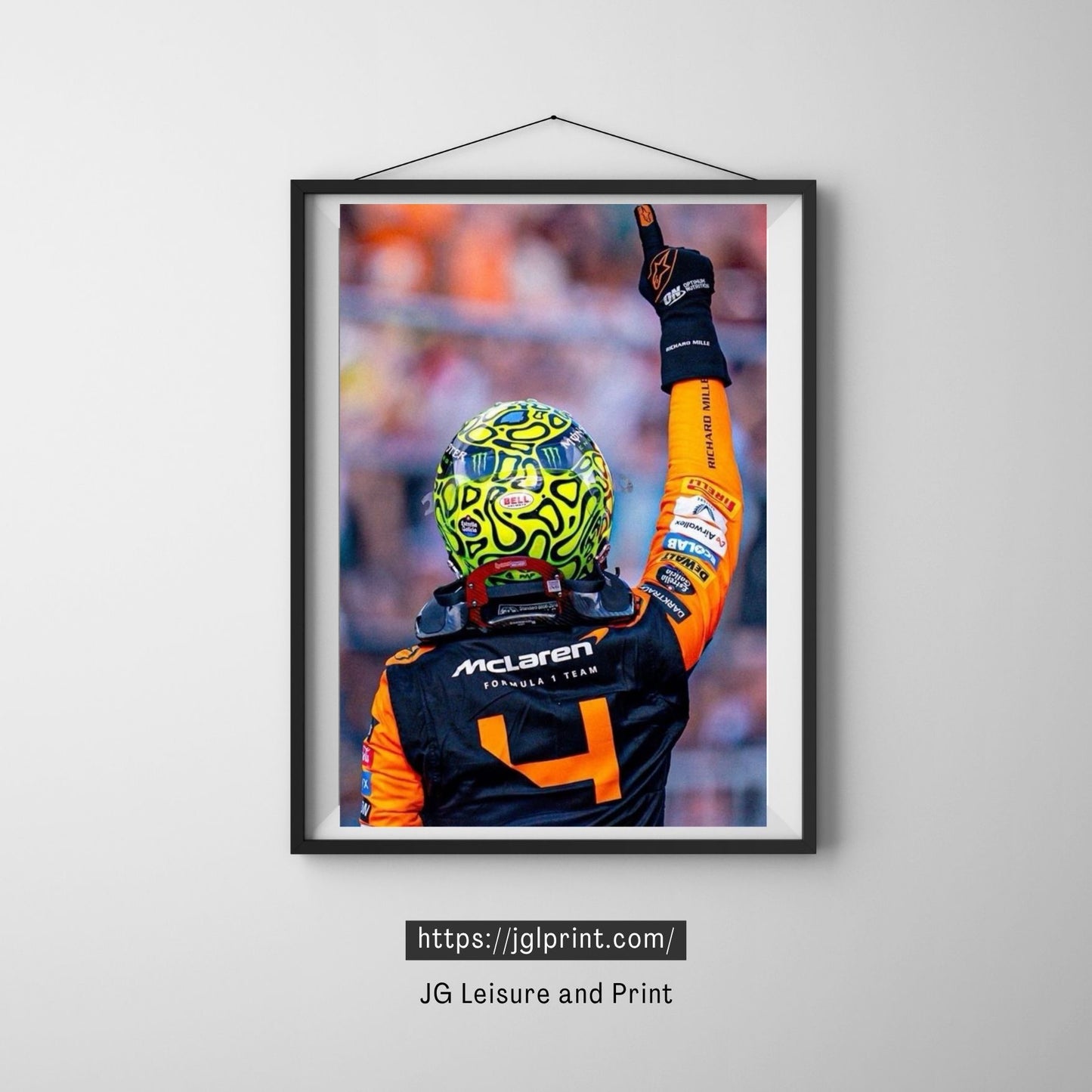 Lando Norris Poster Wall Art A1-A5