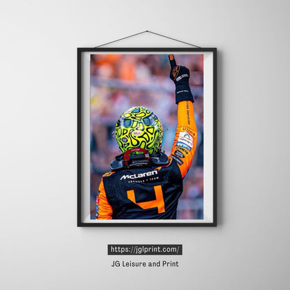 Lando Norris Poster Wall Art A1-A5