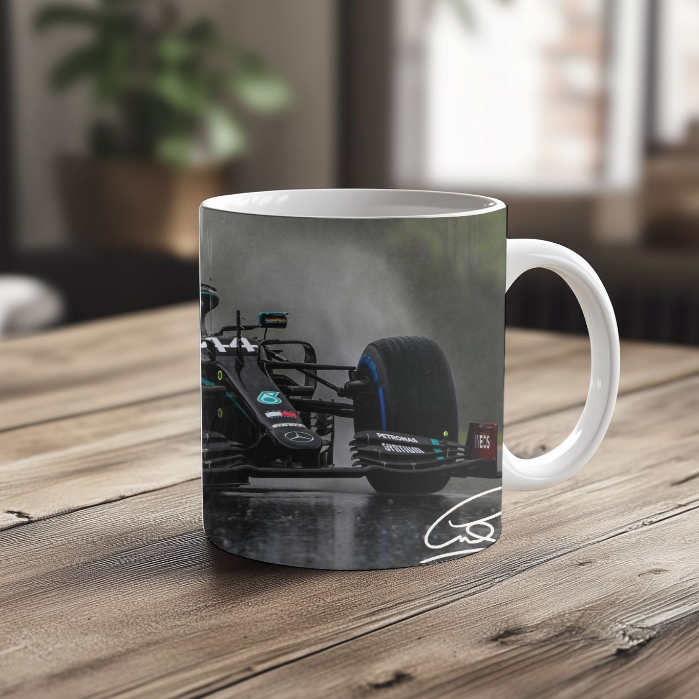 Lewis Hamilton Formula One Mug – Racing Fan Gift | F1 Coffee Cup |