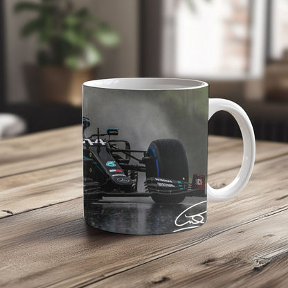 Lewis Hamilton Formula One Mug – Racing Fan Gift | F1 Coffee Cup |