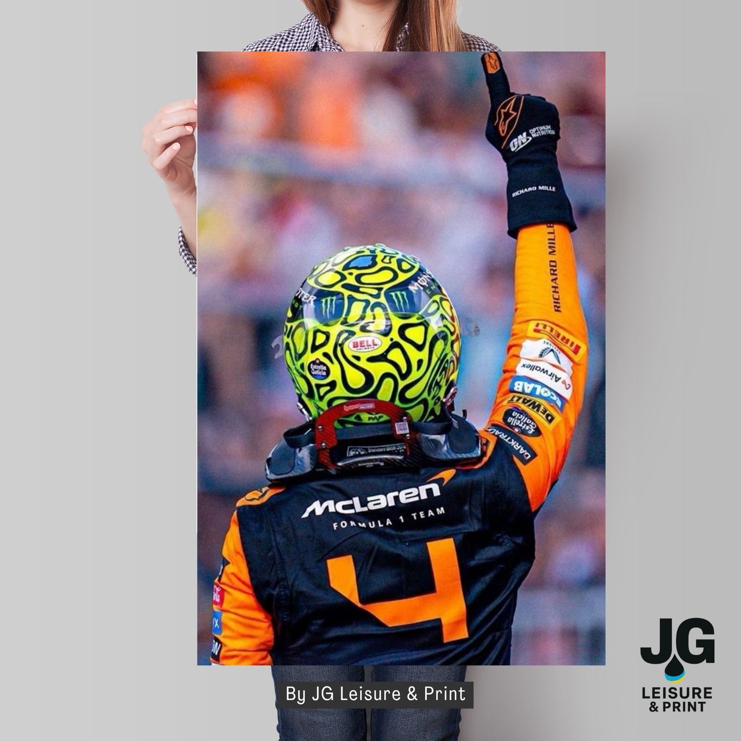 Lando Norris Poster Wall Art A1-A5