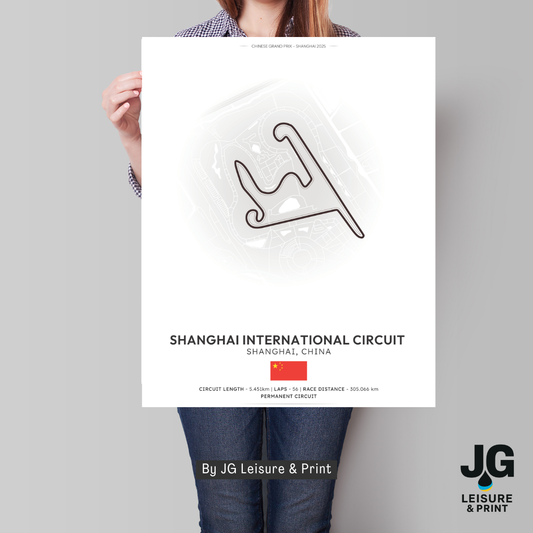 Shanghai Light Tracks Poster - Wall Art - A4 to A1