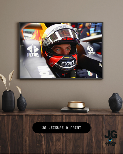 Max Verstappen Poster Wall Art A1-A5