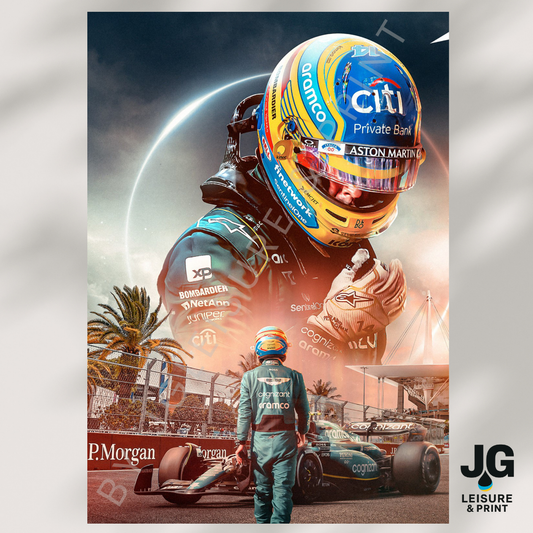 Fernando Alonso Poster Wall Art A1-A5