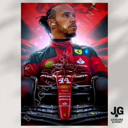 Lewis Hamilton Poster Wall Art A1-A5
