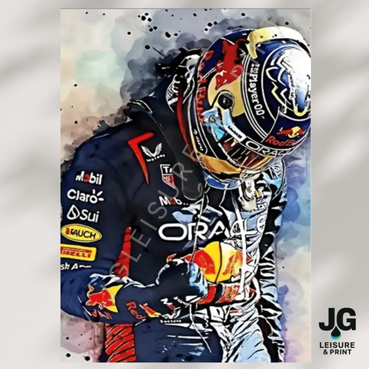 Max Verstappen Poster Wall Art A1-A5