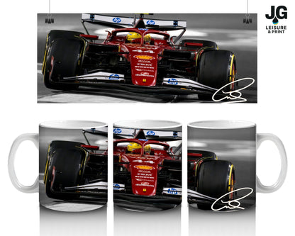 Lewis Hamilton Formula One Mug – Racing Fan Gift | F1 Coffee Cup |