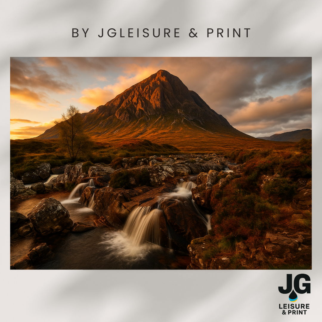 Glencoe 3 sisters The Highlands Poster/ Wall Art