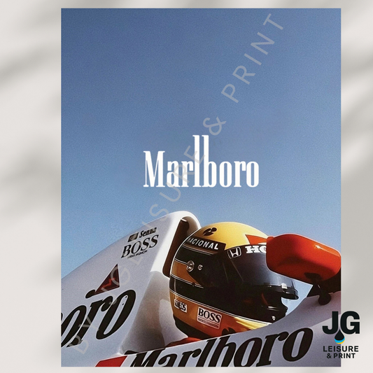 Ayrton Senna Poster Wall Art A1-A5