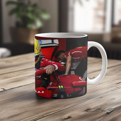 Lewis Hamilton Formula One Mug – Racing Fan Gift | F1 Coffee Cup |