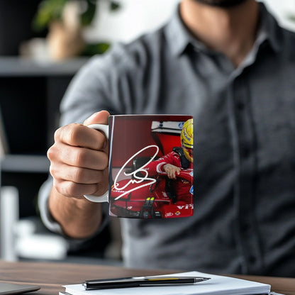 Lewis Hamilton Formula One Mug – Racing Fan Gift | F1 Coffee Cup |