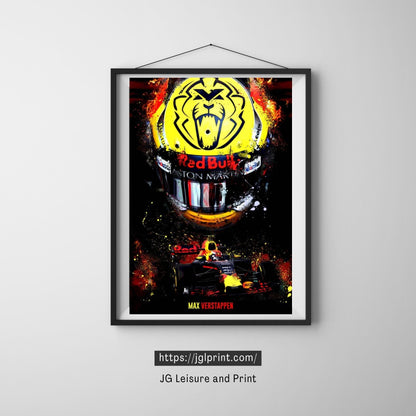 Max Verstappen Poster Wall Art A1-A5