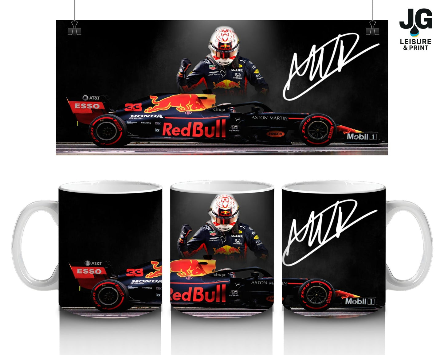 Max Verstappen Formula One Mug – Racing Fan Gift | F1 Coffee Cup |