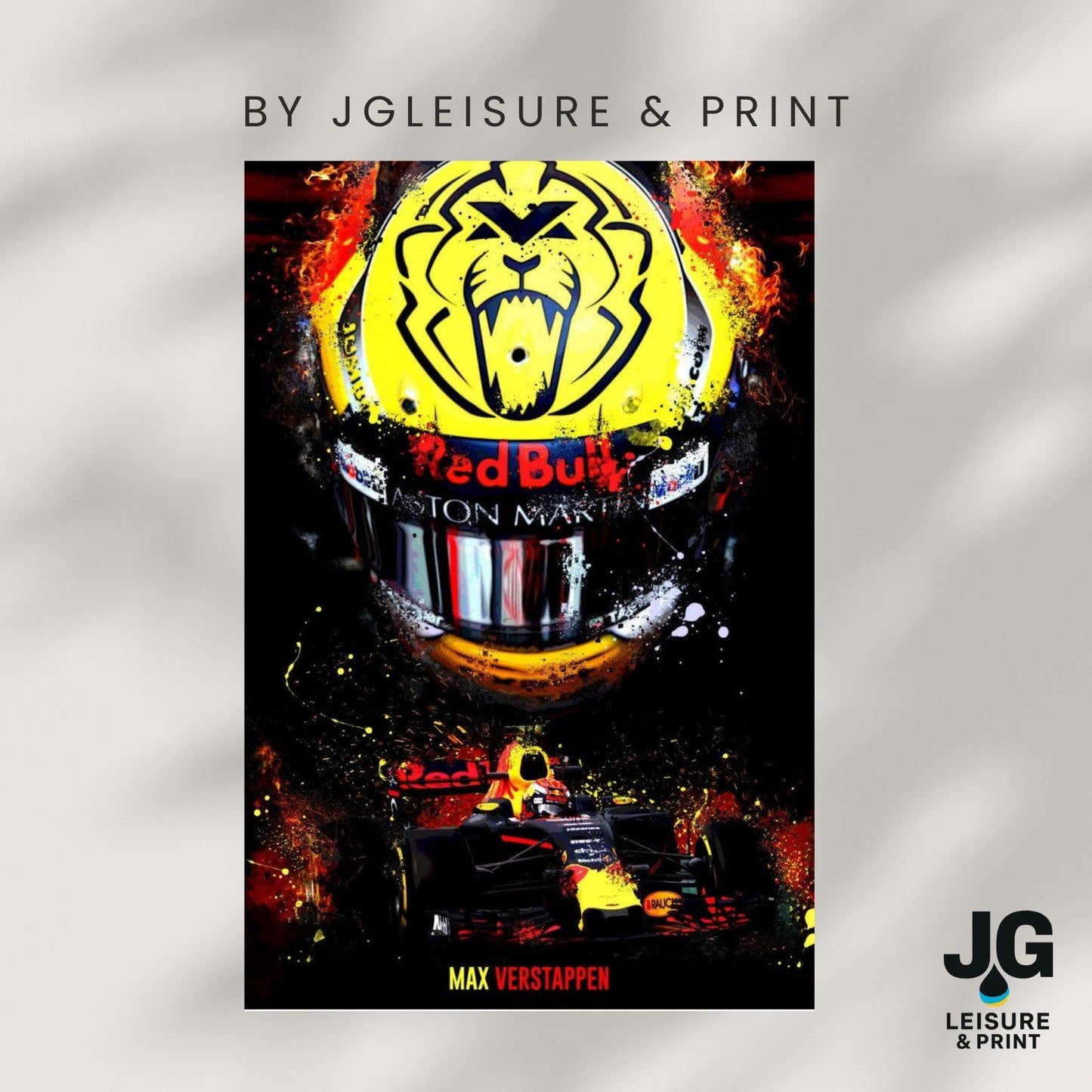 Max Verstappen Poster Wall Art A1-A5