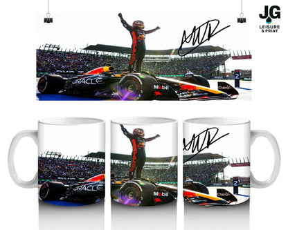 Max Verstappen Formula One Mug – Racing Fan Gift | F1 Coffee Cup |