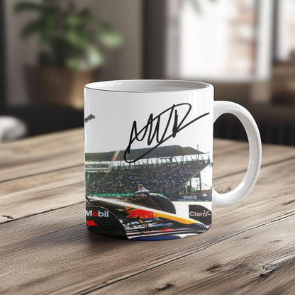 Max Verstappen Formula One Mug – Racing Fan Gift | F1 Coffee Cup |