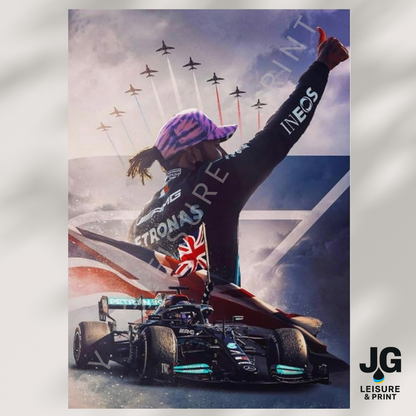 Lewis Hamilton Poster Wall Art A1-A5