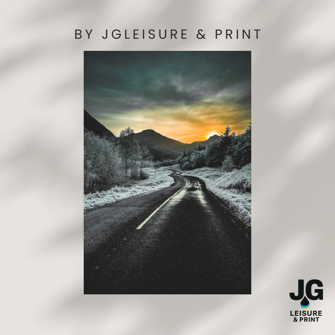 Glen Nevis Scotland Poster Print Scottish Highlands Landscape Wall Art Mountains