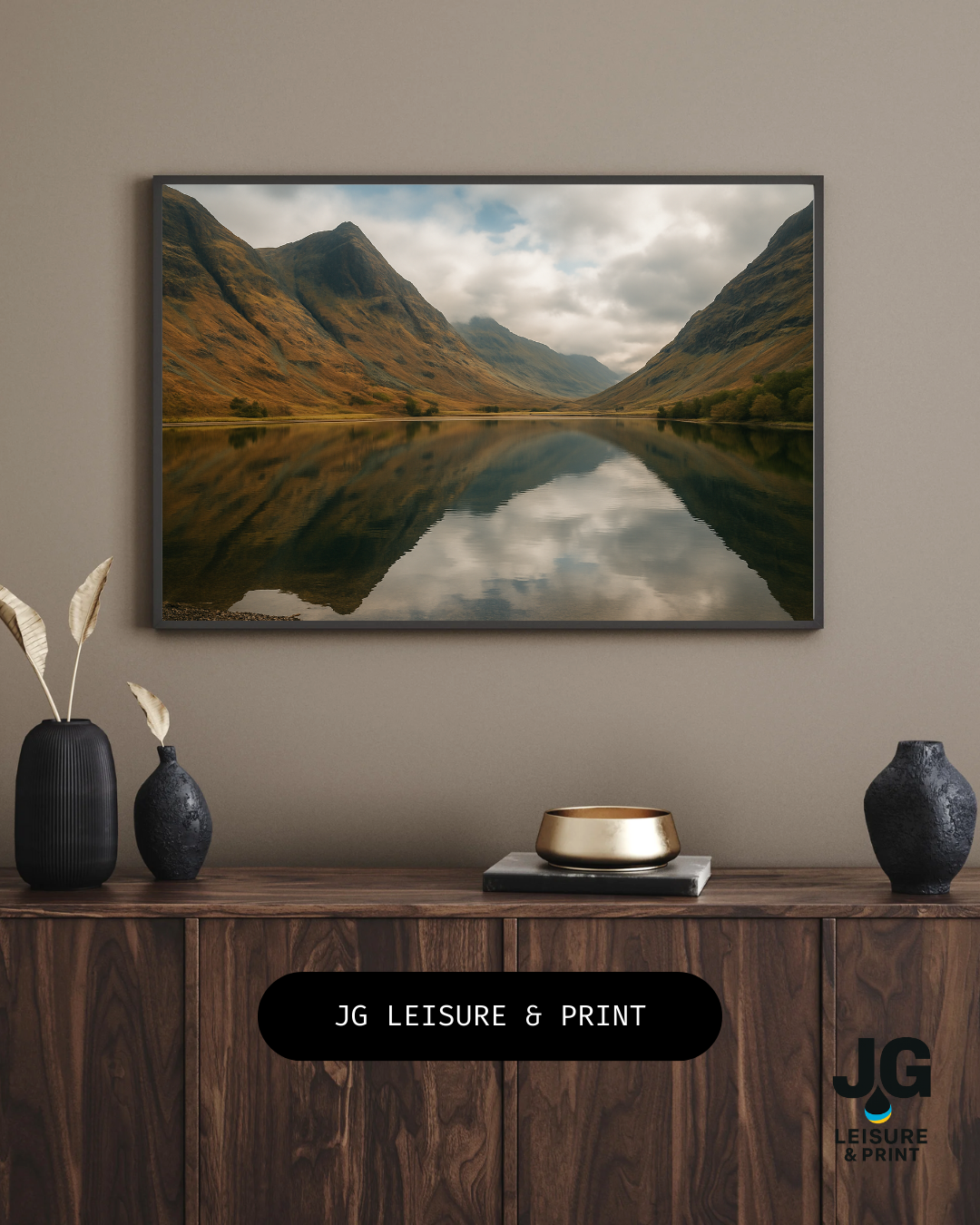 Glencoe The Highlands Poster/ Wall Art