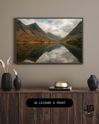 Glencoe The Highlands Poster/ Wall Art