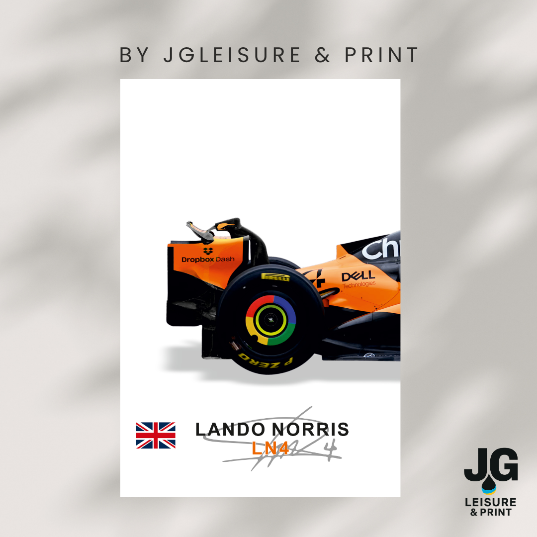McLaren F1 Car Poster: Set of 3 Norris Piastri