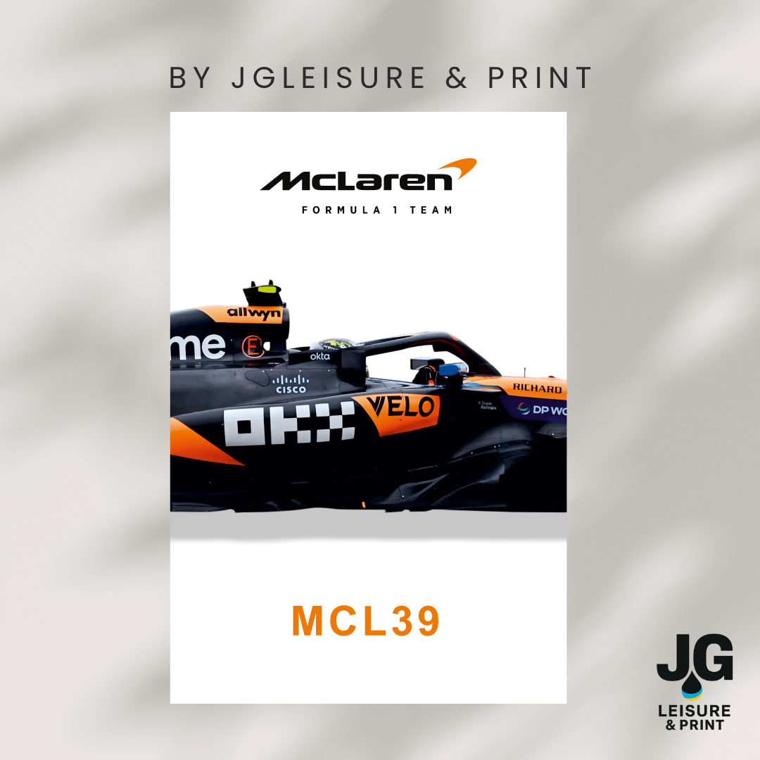 McLaren F1 Car Poster: Set of 3 Norris Piastri