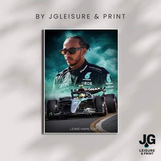Lewis Hamilton Poster Wall Art A1-A5