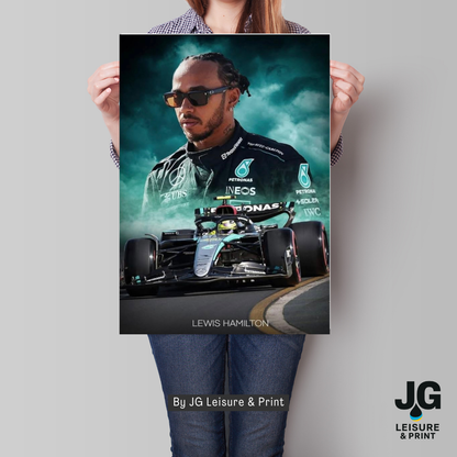 Lewis Hamilton Poster Wall Art A1-A5