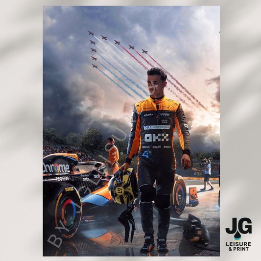 Lando Norris Poster Wall Art A1-A5