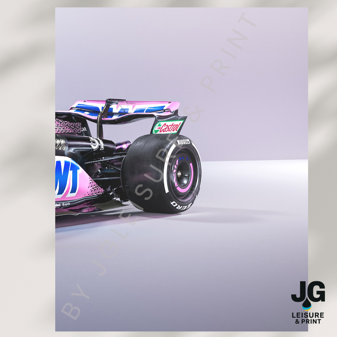 Alpine F1 Car Poster: Set of 3 Ocon Gasley