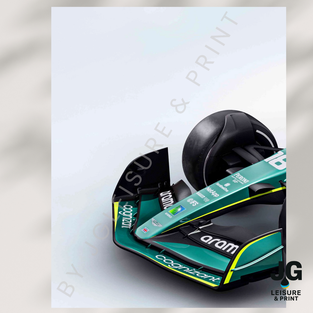 Aston Martin F1 Car Poster: Set of 3 Alonso and Stroll